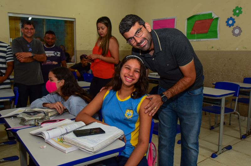 Assinatura da Ordem de Serviço para Reforma da EMEF São Judas Tadeu - Bairro Águas Lindas