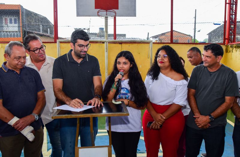 Assinatura da Ordem de Serviço para Reforma da EMEF São Judas Tadeu - Bairro Águas Lindas