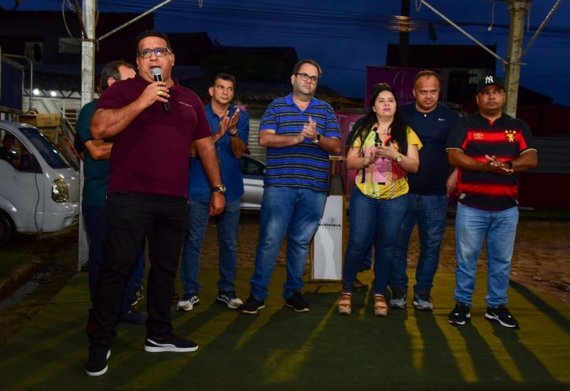 Assinatura de Ordem de Serviço da Praça Jader Barbalho na rua Tapajós no Jaderlândia