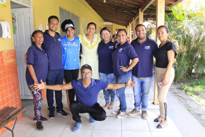 Programação CRAS na Comunidade com Serviços Sociais na escola Yacta Rabelo no loteamento Park Anne na Águas Lindas