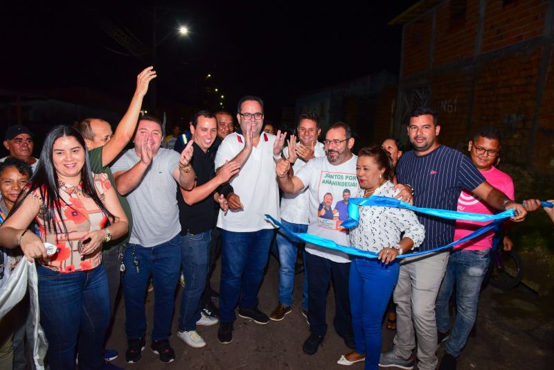 Inauguração das ruas do Conjunto Warislândia no Bairro Icuí Laranjeira, Alamedas A, B, C, D, rua José Nicolas e Passagem Alacid Nunes