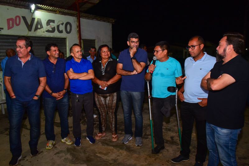 Assinatura de Ordem de Serviço para Obras de Drenagem e Pavimentação Asfáltica na Comunidade do Vasquinho no bairro co Curuçambá