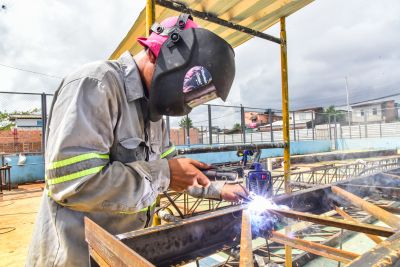 galeria: Visita técnica na praça central de Águas Lindas