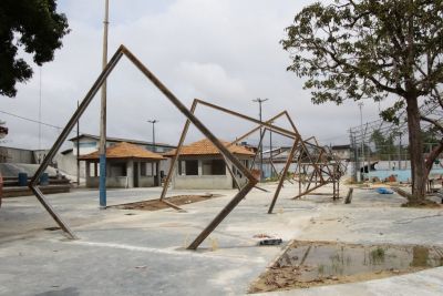 galeria: Visita técnica as obras da Praça da Águas Lindas