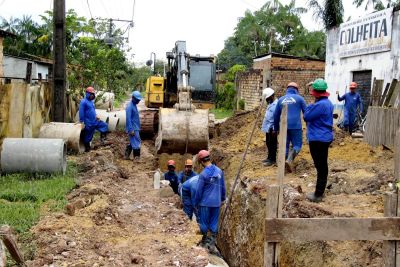 galeria: Visita as obras na Alameda São Francisco no Aurá