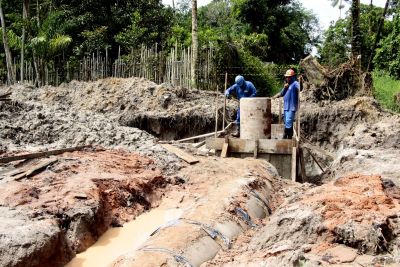 galeria: Visita Técnica as Obras de Infraestrutura  Viária no Curuçambá - Drenagem e Esgoto na rua Guedes