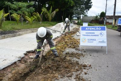 galeria: Obras no Bosque Marajoara no Conjunto Júlia Seffer