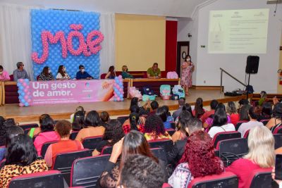 galeria: Lançamento do Programa Mãe Ananin. Iniciativa das Secretarias SESAU/SEMCAT - Apoio as Mulheres Grávidas de Ananindeua