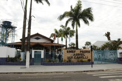 galeria: Entrega da EMEF PE. Gabriel Bulgarelli na av Cláudio Sanders bairro Centro