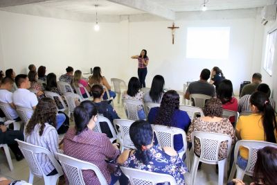 galeria: Curso para Servidores sobre a Lei Maria da Penha, na Igreja Santa Rita local Cidade Nova V