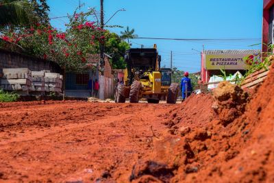 galeria: Obras na rua Margarida no conjunto Girassol no bairro Águas Brancas