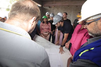 galeria: Visita técnica às obras da Casa Mulher Brasileira no bairro Centro