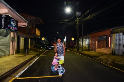 galeria: Inauguração Asfáltica das ruas Gusmão e São Domingos, passagem Tancredo Neves na Cidade Nova II