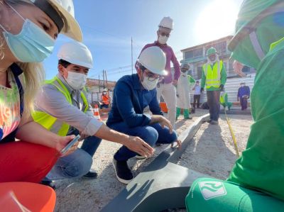 notícia: Prefeito visita as obras do Canteiro Central do Paar