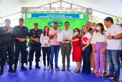 notícia: EMEF Padre Pietro Gerosa é a Primeira Escola Cívico Militar de Ananindeua