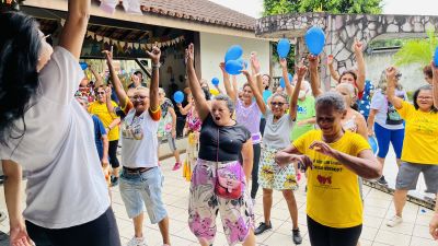 notícia: Mais de 50 idosos participam da Colônia de Férias em Ananindeua