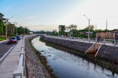 notícia: Canal Maguariaçu: obra de integração, macrodrenagem e mobilidade urbana.