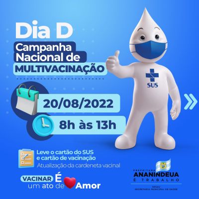 notícia: Prefeitura realiza Dia D de multivacinação neste sábado