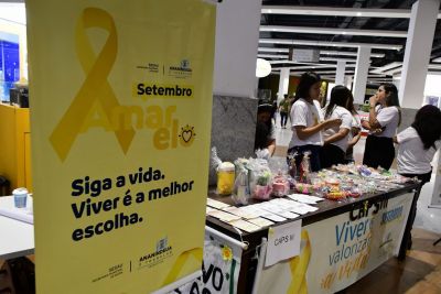 notícia: Setembro Amarelo: Ananindeua promoveu evento informativo em Shopping 