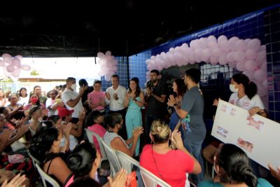 notícia: Prefeitura realiza evento alusivo ao “Outubro Rosa” no bairro do Icuí