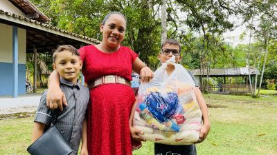 notícia: 150 famílias atendidas pelos CRAS de Ananindeua recebem apoio alimentar