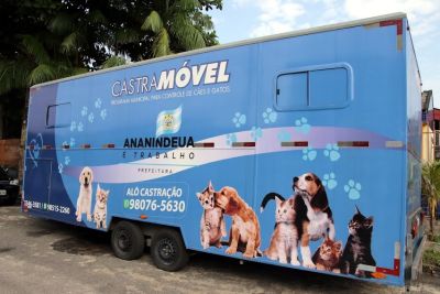 notícia: Castramóvel vai atender pets do Stélio Maroja e Nova Esperança