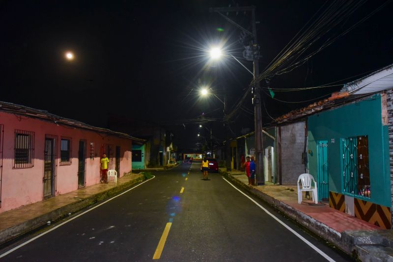 Inauguração asfáltica no bairro do Paar com Asfalto Novo e Sinalização Viária