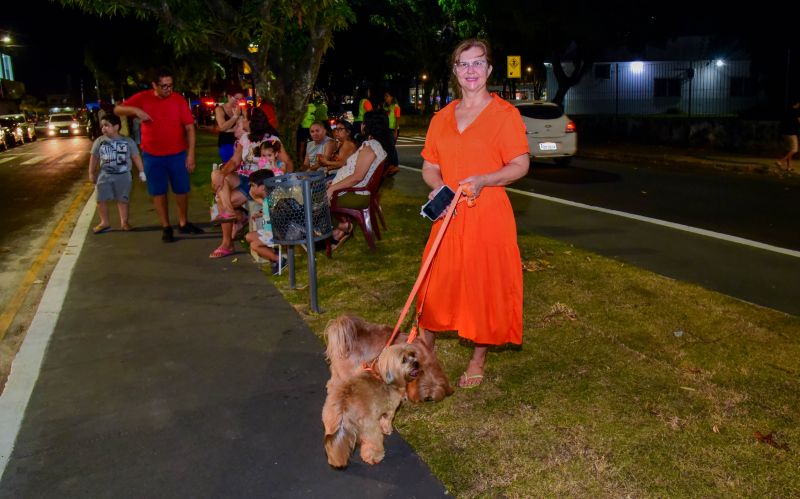 Inauguração da nova avenida Deputado Alessandro Novelino, antiga rua do fio na Cidade Nova Ill