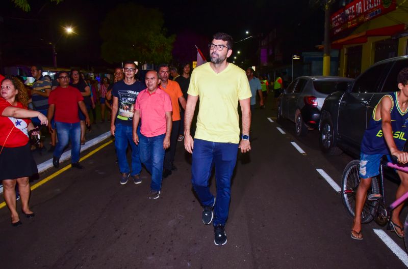 Inauguração da nova avenida Deputado Alessandro Novelino, antiga rua do fio na Cidade Nova Ill