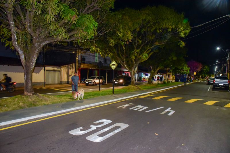 Inauguração da nova avenida Deputado Alessandro Novelino, antiga rua do fio na Cidade Nova Ill