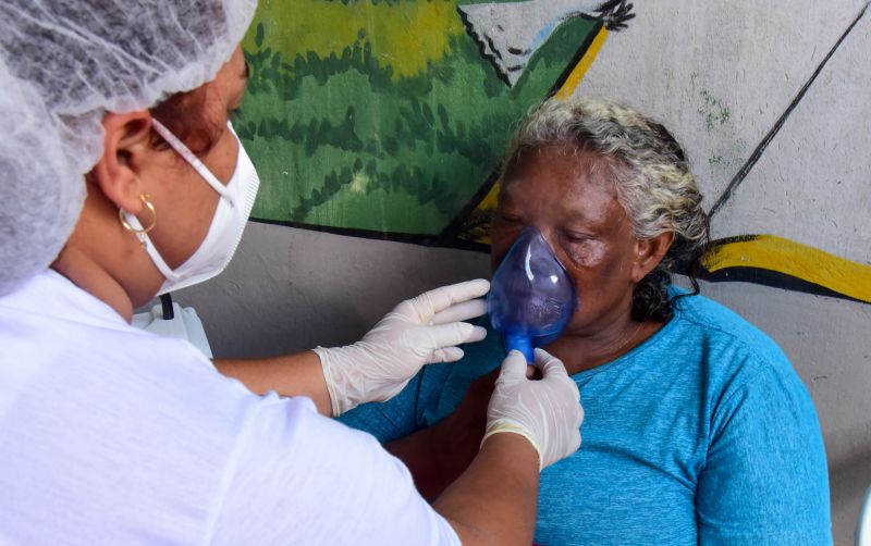 Ação emergencial da Saúde na área dos Correiros no bairro Águas Lindas