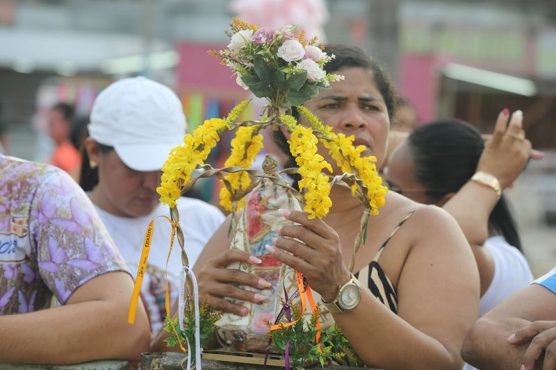 Chegada do traslado da Imagem Peregrina de Nossa Senhora de Nazaré na Igreja Matriz de Ananindeua