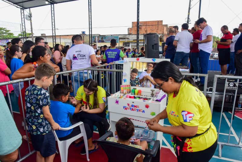 Inauguração da praça professora Maria de Fátima no conjunto Guajará I