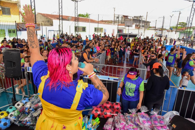 Inauguração da praça professora Maria de Fátima no conjunto Guajará I