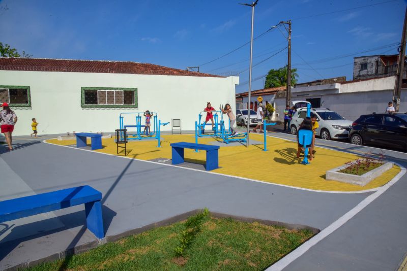 Inauguração da praça professora Maria de Fátima no conjunto Guajará I