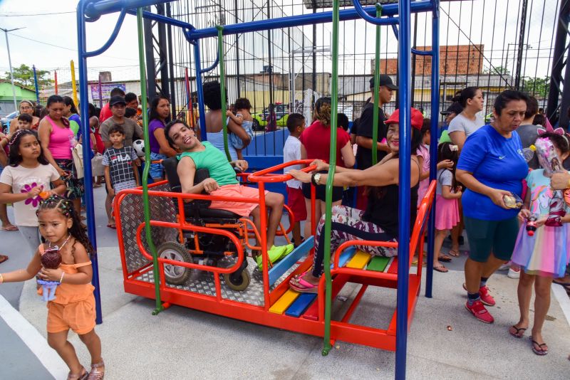 Inauguração da praça professora Maria de Fátima no conjunto Guajará I