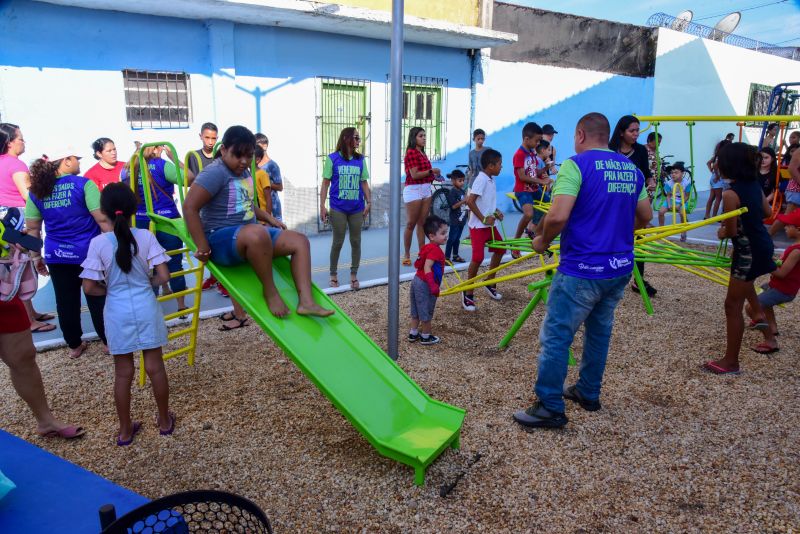 Inauguração da praça professora Maria de Fátima no conjunto Guajará I