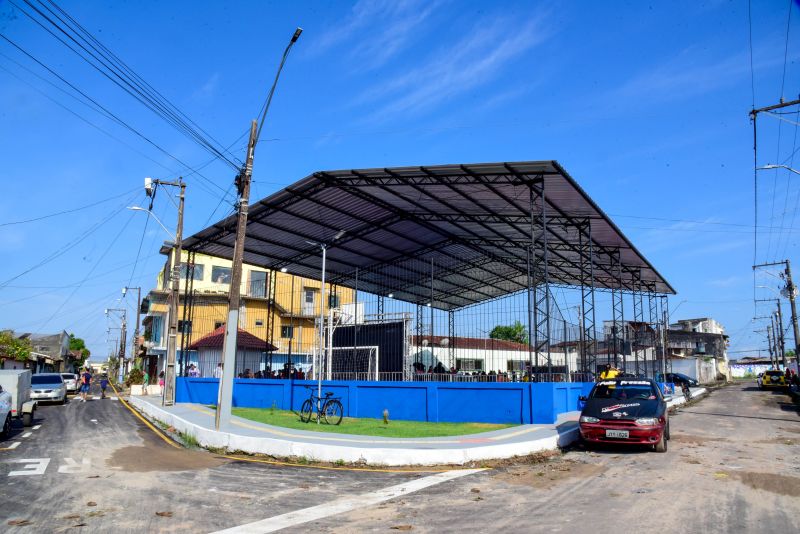 Inauguração da praça professora Maria de Fátima no conjunto Guajará I