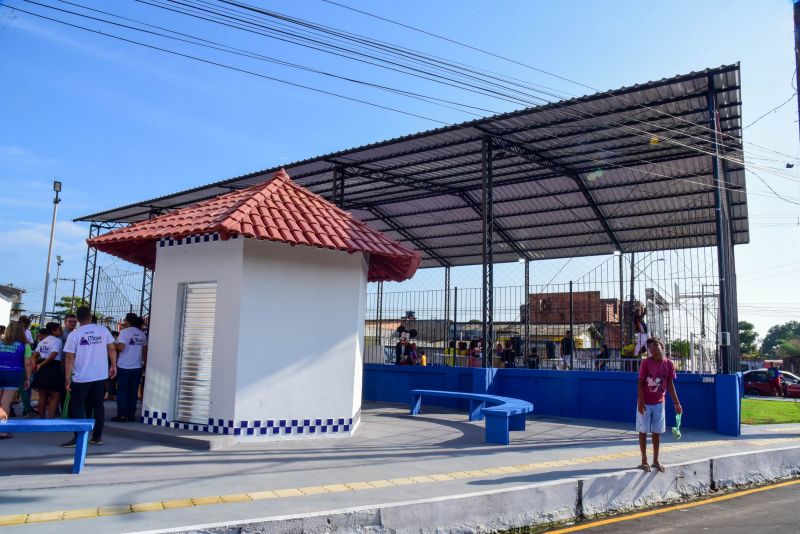 Inauguração da praça professora Maria de Fátima no conjunto Guajará I