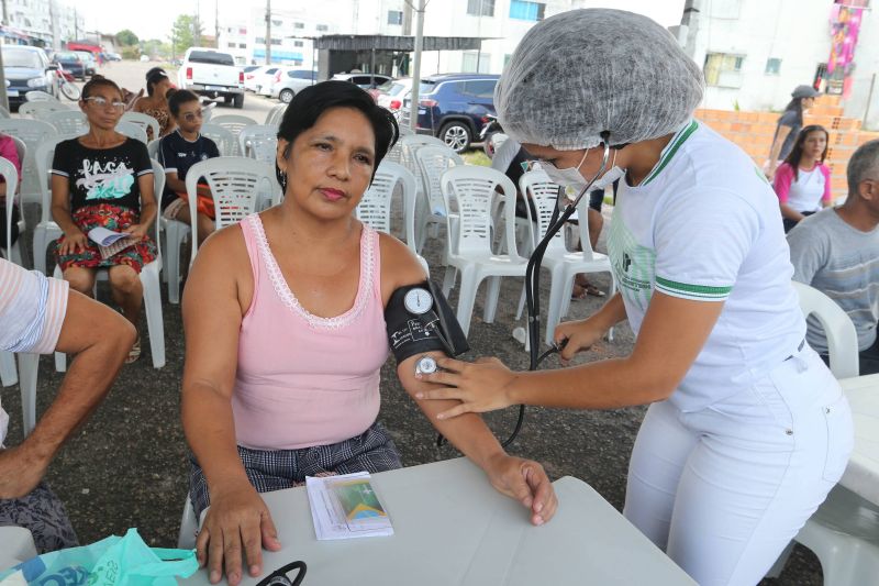 Ação do Programa Prefeitura em Movimento no bairro do Icuí Laranjeira