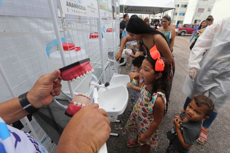 Ação do Programa Prefeitura em Movimento no bairro do Icuí Laranjeira