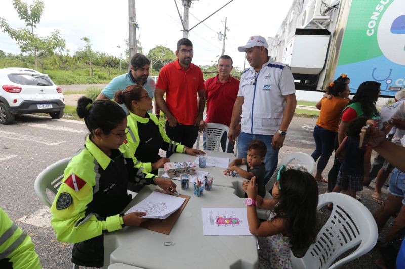 Ação do Programa Prefeitura em Movimento no bairro do Icuí Laranjeira