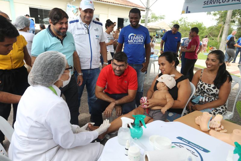 Ação do Programa Prefeitura em Movimento no bairro do Icuí Laranjeira