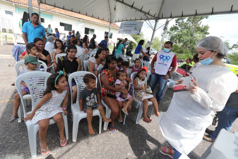 Ação do Programa Prefeitura em Movimento no bairro do Icuí Laranjeira