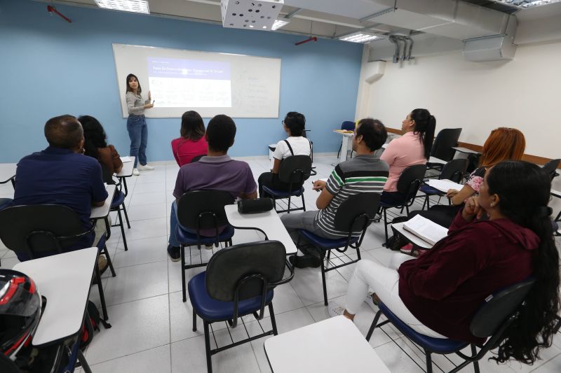 Escola de Governança Pública palestra sobre saúde mental, local faculdade Estácio