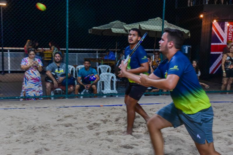 Evento esportivo na Orla de Ananindeua - Projeto Raquetes do Futuro - Beach Tênis e Tênis