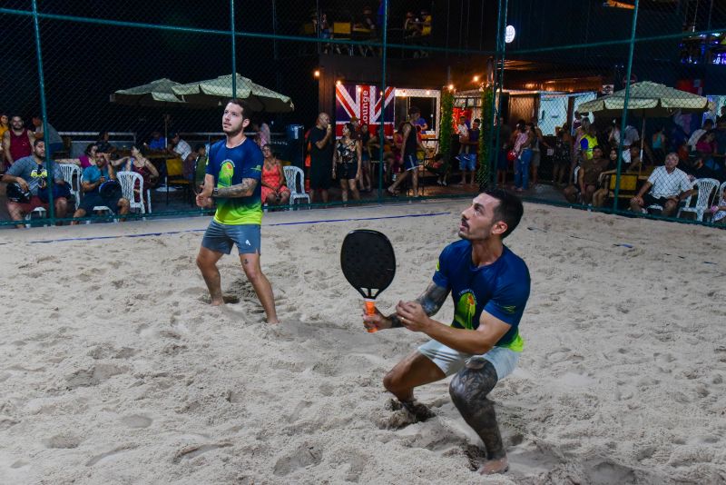 Evento esportivo na Orla de Ananindeua - Projeto Raquetes do Futuro - Beach Tênis e Tênis