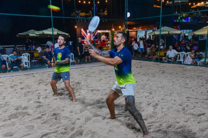 Evento esportivo na Orla de Ananindeua - Projeto Raquetes do Futuro - Beach Tênis e Tênis