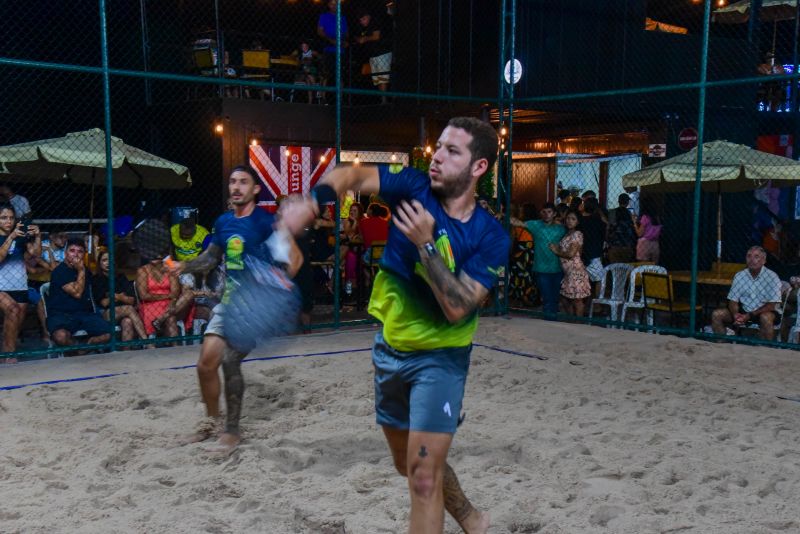 Evento esportivo na Orla de Ananindeua - Projeto Raquetes do Futuro - Beach Tênis e Tênis