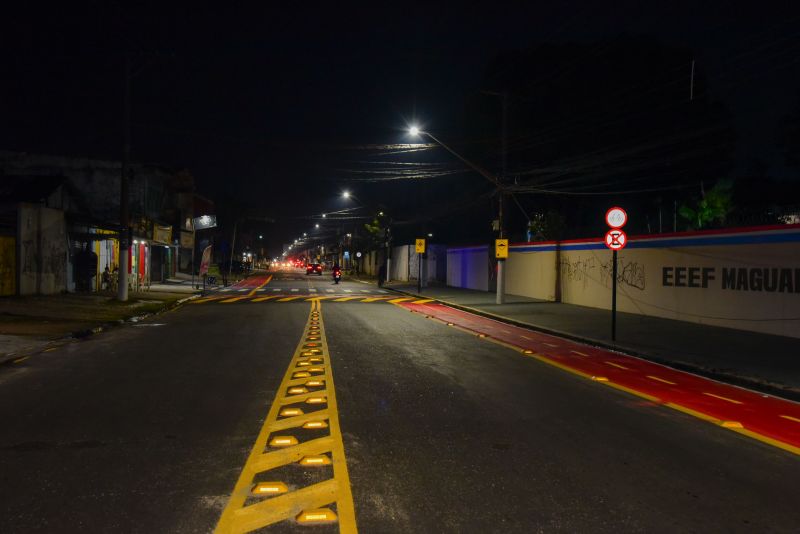 Inauguração da nova avenida Cláudio Sanders no bairro Centro, totalmente Recapeada, sinalizada e com iluminação em led